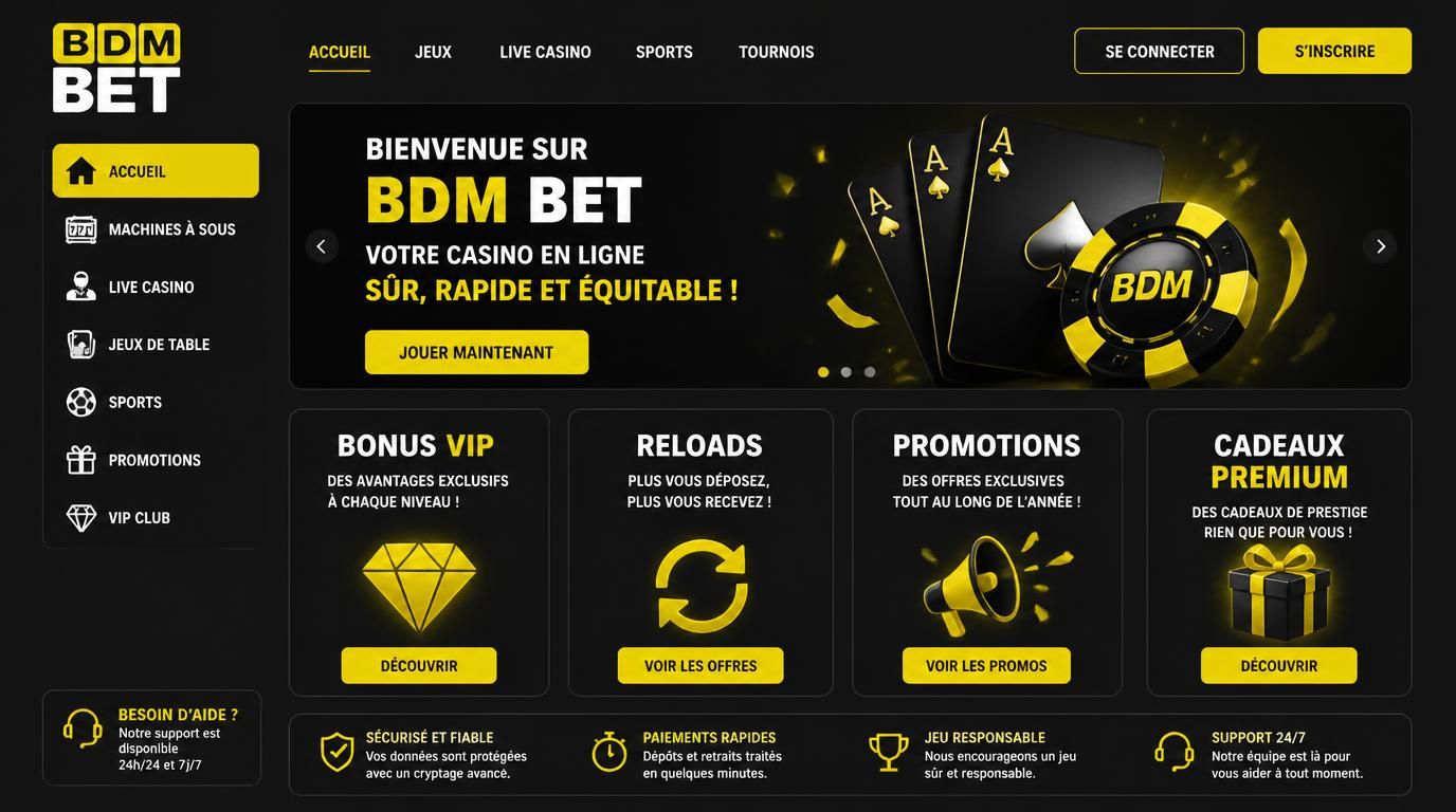 Visuels de bonus, promotions VIP, cadeaux exclusifs